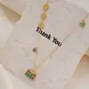 2025 Nuevo Collar con Candado Ruyi de Esmalte, Alegría y Paz, Estilo Palacio Retro, Cadena Clavicular de Alta Gama para Novia