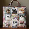 Nuevo producto transfronterizo TEMU Amazon bolso de mano de moda para mujer con estampado bolso de hombro tela Oxford 600D-2