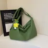 Bolsa de Lona para Mujer, Bolso Cruzado Estilo Coreano Estilo Perezoso, Gran Capacidad para Viajes Casual Versátil Almacenamiento Hombro Deportivo Bolso Mensajero