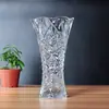 Jarrón Pequeño de Cristal Estilo Europeo, Adecuado para Mesas de Comedor de Restaurantes Occidentales y Habitaciones de Hotel, Jarrón Mini para Flor Única y Hojas