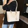 Bolso Sobaco de Gran Capacidad para Mujer 2025 Nueva Moda Bolso de Hombro Estampado Trabajo Viajero Gran Capacidad Bolso Tote de Ocio