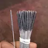 Cepillo de tubo de ensayo para limpieza de agujeros de tubería de dragado alambre de nylon abrasivo alambre de acero inoxidable cepillo de tubo de agujero interior