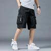 Pantalones de Verano para Hombre de Comercio Exterior Transfronterizo Pantalones Cortos Holgados de Ropa de Trabajo Pantalones Casuales Pantalones de Hombre Modernos Estilo Coreano con Múltiples Bolsillos