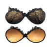 Pegatinas de encaje para el pecho, vestido de novia para mujer, copa de palma invisible especial, engrosada, transpirable, pequeño pecho, push up, soporte superior, pegatinas para el pecho a prueba de sudor