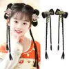Accesorio para el cabello Hanfu con peluca para niñas, pasador de mariposa infantil estilo antiguo, accesorio para el cabello de disfraz para sesión de fotos de niñas