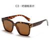 Gafas de moda europeas y americanas de montura grande, estilo de celebridad de Internet, gafas de sol de calle de estilo similar, para hombre, de borde ancho, cuadradas, de personalidad, polarizadas, moda para mujer