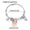 Pulsera de Aleación de Zinc con Dibujos Animados Lindos Sanrio Bao Panjiadora Japonesa Transfronteriza Pulsera de Aleación de Zinc al por Mayor