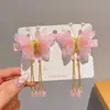 Acessórios de Cabelo Infantis Estilo Antigo, Presilha de Cabelo com Borla Estilo Chinês Hanfu para Bebê, Presilha de Cabelo Fofa de Princesa para Fantasia Antiga de Meninas Venda por Atacado
