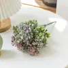 Grama Artificial Milan Cruzada, Buquê de Frutas Milan, Arranjo Floral Floral de Flor Artificial de Haste Única, Pequeno Buquê, Decoração de Calha de Flores, Grama Pequena