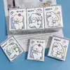 Pañuelos de Papel Impresos con Diseño de Gatito de Dibujos Animados, Paquete Pequeño Portátil de Pañuelos Faciales, Papel Higiénico, Servilletas Coloridas, Toallas de Mano