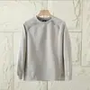 Camiseta base de manga larga con cuello redondo ajustada, transpirable y que absorbe la humedad para deportes al aire libre de otoño e invierno para hombre 13151