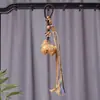 Colgante de Madera Arcoíris de Buena Suerte con Llavero de Bolsa de la Fortuna Giratoria Colgante para Coche Accesorios Decorativos para Bolsos de Pareja