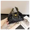 Elegante bolso de mujer estilo Chanel 2026 nuevo modelo bordado de diamantes bolso de cadena bolso cubo con cordón bolso de hombro cruzado