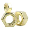 Acero Inoxidable 304 Tapa Hexagonal Dorada para Tornillo Tuerca Hexagonal Exterior Dorada M2M3M4M5M6M48