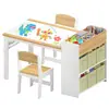 Mesa de brinquedo para crianças Estante infantil Conjunto de mesa e cadeira infantil Mesa de jogos infantil Mesa de atividades para bebês Mesa de desenho infantil