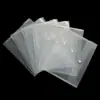 Carpeta de archivo transparente de PP, carpeta de almacenamiento de documentos, bolsa de almacenamiento de carpeta de archivo con agujeros de hongo