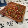 Cevada das Terras Altas Arroz de Cinco Cores Ofertas para a Proteção do Dharma, Ofertas de Arroz de Cevada das Terras Altas, Arroz de Cinco Cores, Milho de Cinco Cores, Escrituras para Adoração, Ofertas de Incenso e Comida