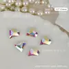 Explosões Japonesas Nail Art de Celebridade Amor Diamante Cristal Cor Mágica Coração Torto Diamante Coração de Pêssego Luar Diamante Pontiagudo Armadura de Noiva Joias
