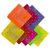 Spot Direct Sales Flor de Caju Cachecol Pequeno Faixa de Cabeça Cachecol Moda Cachecol Quadrado Absorvente de Suor Cachecol com Estampa Paisley Cachecol Hip-Hop