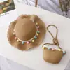 Gorra de Bola de Color para Niños Sombrero de Sol de Verano para Mujer Sombrilla de Sol de Princesa para Playa Sombrero de Pescador para Bebé Sombrero de Paja para Niña Sombrero de Sol Sombrero de Cubeta