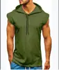 2021 Nuevo AliExpress Amazon ebay Chaleco Deportivo de Fitness sin Mangas para Hombre con Cordón y Capucha Hombre