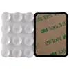 Conjunto de 24 peças de suportes adesivos universais para celular, com ventosas de silicone quadradas, multifuncionais e antiderrapantes, sem necessidade de furos, prontos para uso pelo fabricante.