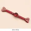 Botones planos hechos a mano con forma de cola de golondrina, estilo chino tradicional Hanfu, ropa de las dinastías Ming y Song, botones decorativos retro
