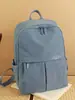 Mochila de viaje, para ir al trabajo y para la escuela de diseño minimalista, tela de nailon, impermeable, versátil, moderna, mochila para mujer de estilo simple