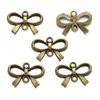 Acessórios para joias DIY de liga pingente de laço pulseira vintage chaveiro pingente decorativo N101