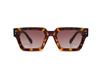 Gafas de Sol Cuadradas Retro Transfronterizas 2025 Nuevas Negras Lisas Moda Estilo Hong Kong Gafas de Sol Anti-Uv Uv400