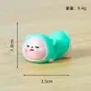 Micro-paisaje Oso de Dibujos Animados Lindo Impermeable Decoración del Hogar Decoraciones de Escritorio Decoraciones Creativas Artesanías de Resina Pequeños Adornos