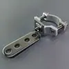 Base de Montagem de Holofote com Clipe Fixo, Fivela Galvanizada Deslocada para Frente, Suporte de Modificação para Veículos Elétricos e Motocicletas, Extensor de Espelho Retrovisor
