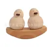 Artesanato de barco de amizade de madeira transfronteiriço 2023 ornamentos criativos para mesa de escritório presentes de casamento fofo divertido
