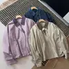 Nueva chaqueta corta de moda estilo coreano para mujer, otoño de 2026, cuello solapa, corte holgado, adelgazante, chaqueta casual versátil
