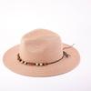 Sombrero para Mujer Primavera y Verano Sombrero de Pescador Protección Solar Sombrero de Paja Fresco Sombrero para el Sol Versión Coreana Ajustable Viaje Ala Ancha Sombrero de Playa