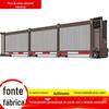 Shandong Porta de suspensão elétrica linear porta deslizante porta de correr fábrica segmento empresarial porta telescópica de controle remoto automático