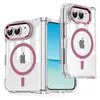 Para iPhone Duo Funda de Teléfono Transparente Apple 18 Pantalla Plegable Dos en Uno Magnética Anti-caídas Funda Protectora