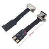 Conector Macho de Carregamento Sem Fio Tipo-C Cabo Plano Flexível FPC Cabo de Fita Macio Pad de Solda de 2 Pinos