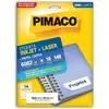 Etiqueta com Letra 6082 10 Folhas 33,9 X 101,6 Mm