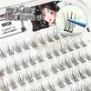Pestañas Postizas Bqi Sin Pegamento para Triturar Hielo, Estilo Corto, Aspecto Natural, Fáciles de Usar para Principiantes, Pestañas Postizas Versátiles