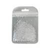 5A Decoración de Uñas Circón Transparente Hielo-Transparente Súper Brillantes Pedrería para Uñas Mini Pequeños de Fondo Plano Brillantes Accesorios Decorativos Venta al por Mayor