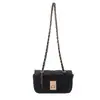 Popular y exquisita bolsa cuadrada pequeña acolchada con cadena para mujer, nuevo modelo 2026, bolso de hombro y cruzado de nicho de lujo ligero de alta gama