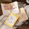 Tarjeta de felicitación para el Día del Maestro Tarjeta de felicitación con ramo para maestros 2025 Nuevo Exquisita y de alta gama Tarjeta de flor creativa para jardín de infantes
