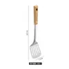 Espátula Cuchara de Acero Inoxidable Espátula de Cocina Casera Cuchara Ranurada Cucharón Espátula para Freír Utensilios de Cocina Juego de Espátula Cuchara de Cocina