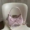 Bolsa de Hombro Cruzada Versátil Simple de Nicho Moda Estrella Lentejuelas Lazo Elegante Primavera 2026