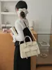2026 Nova Tendência Simples Moda Bolsa de Ombro Único Feminina Grande Capacidade Manual Transversal Versátil para o Dia a Dia Bolsa Tote