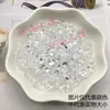 Broca Redonda Colorida SS16 de Vidro com Fundo Plano 4,0mm Strass Colorido Misturado Strass Multicor Sapatos Bolsas Nail Art Vestidos de Casamento Adesivos Pacote de Strass Solto