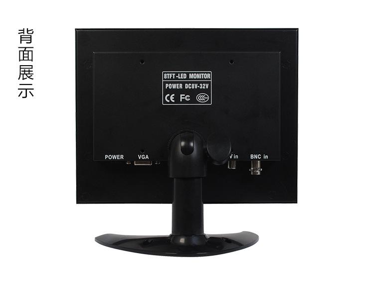 工业液晶监视器采用全新进口工业级TFT真彩液晶屏，高端工业级内置电源，全球领先的3D数字梳状滤波和数字图象降噪技术方案，24小时不关机情况下，整机寿命高达60000小时，有时候某些监视器的应用环境可能较为恶劣，这就要求监视器的可靠性和稳定性更高