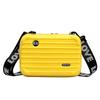 Venta al por mayor Nueva Moda Mini Bolso Maleta para Mujer Carcasa Dura Caja Cuadrada Correa Ancha para el Hombro Hombro Cruzado Bolso Cuadrado Pequeño