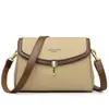 2024 Bolsos Nuevos Moda Femenina Bolsos Pequeños Bolsos Cruzados Primavera y Verano Bolsos de Hombro de Cuero Suave Bolsos de Mujer Bolsos de Hombro